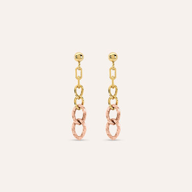 Orecchini Pendenti Beverly Oro Bicolore - Orecchini Pendenti Donna | Stroili
